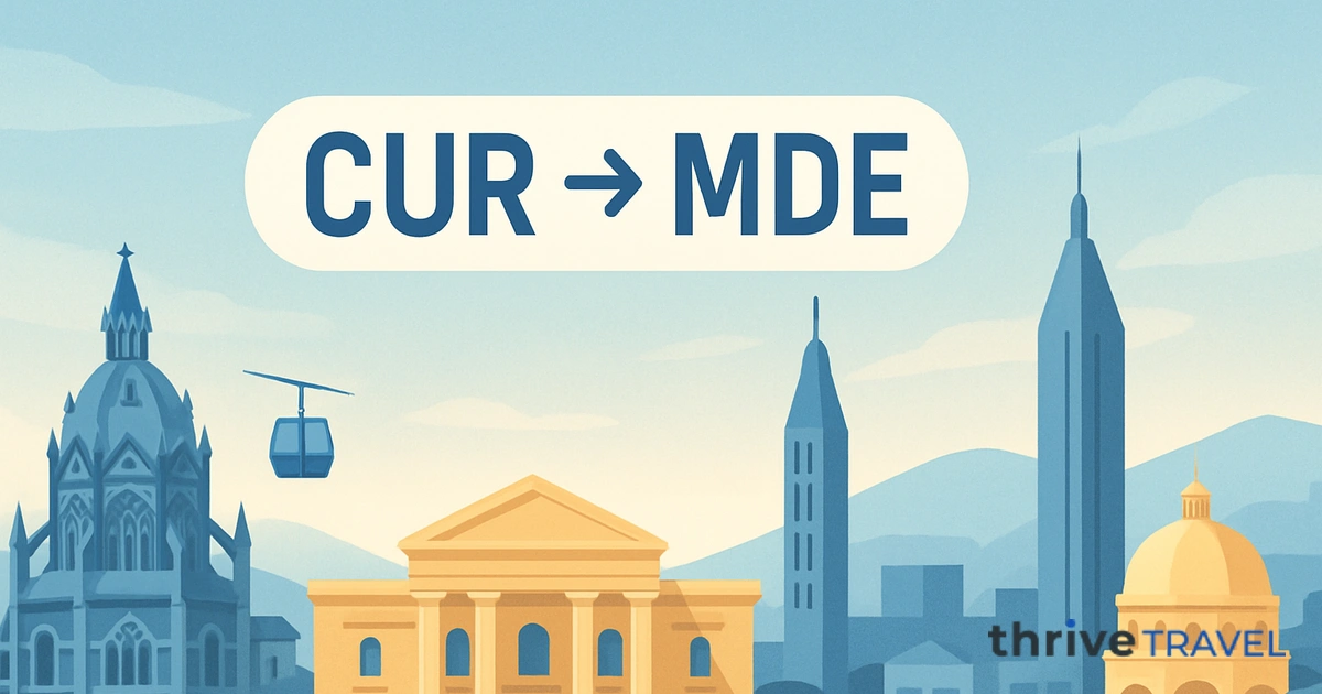 Curaçao to Medellín