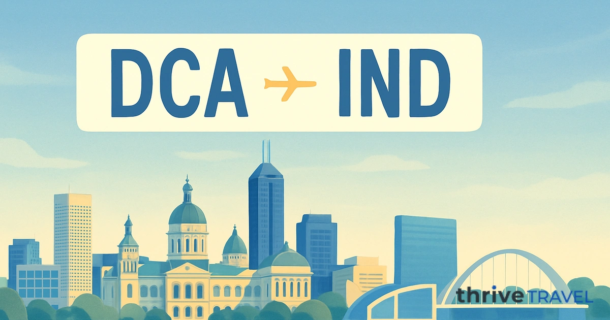 Washington to Indianapolis