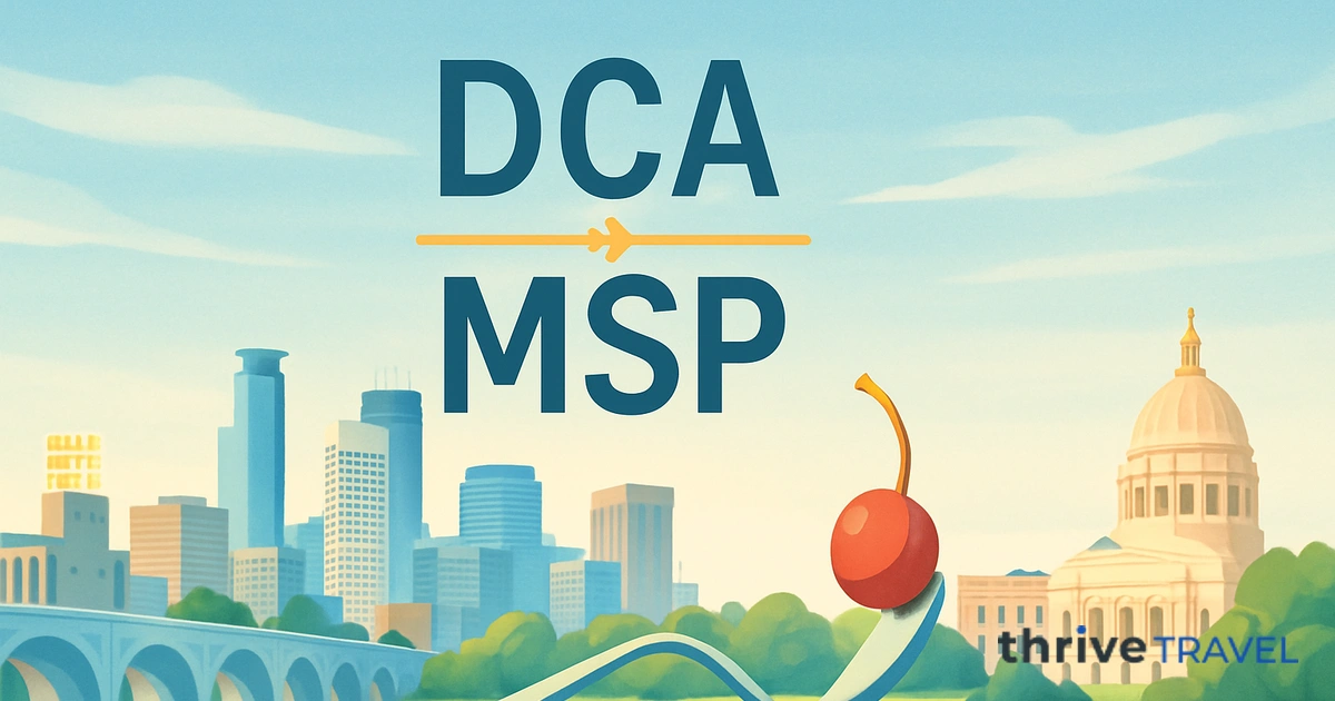 Washington to Minneapolis