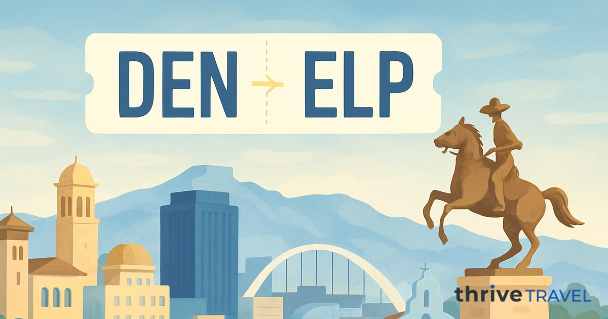 Denver to El Paso