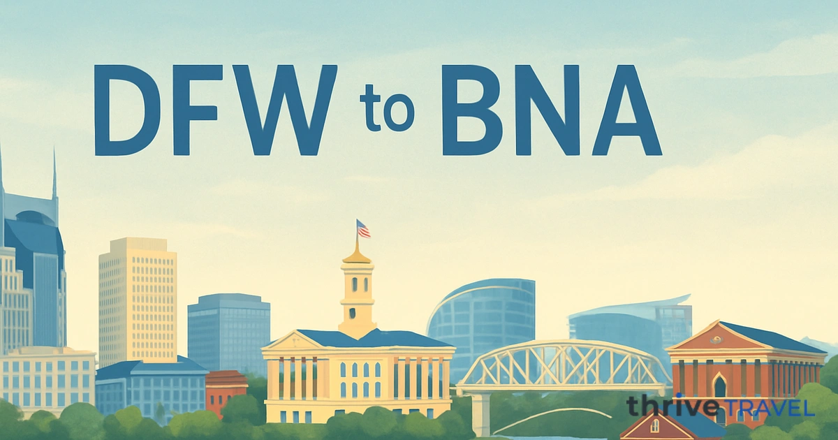 Dallas to Nashville