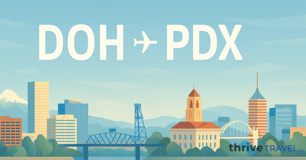 Doha to Portland
