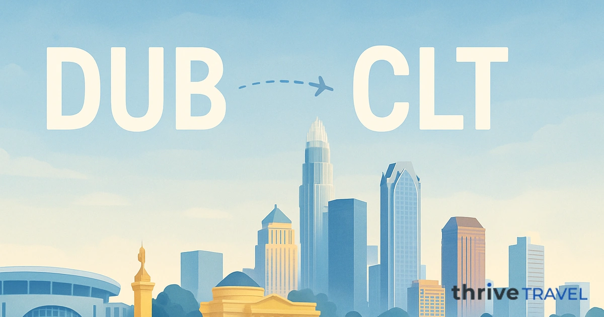 Dublin to Charlotte
