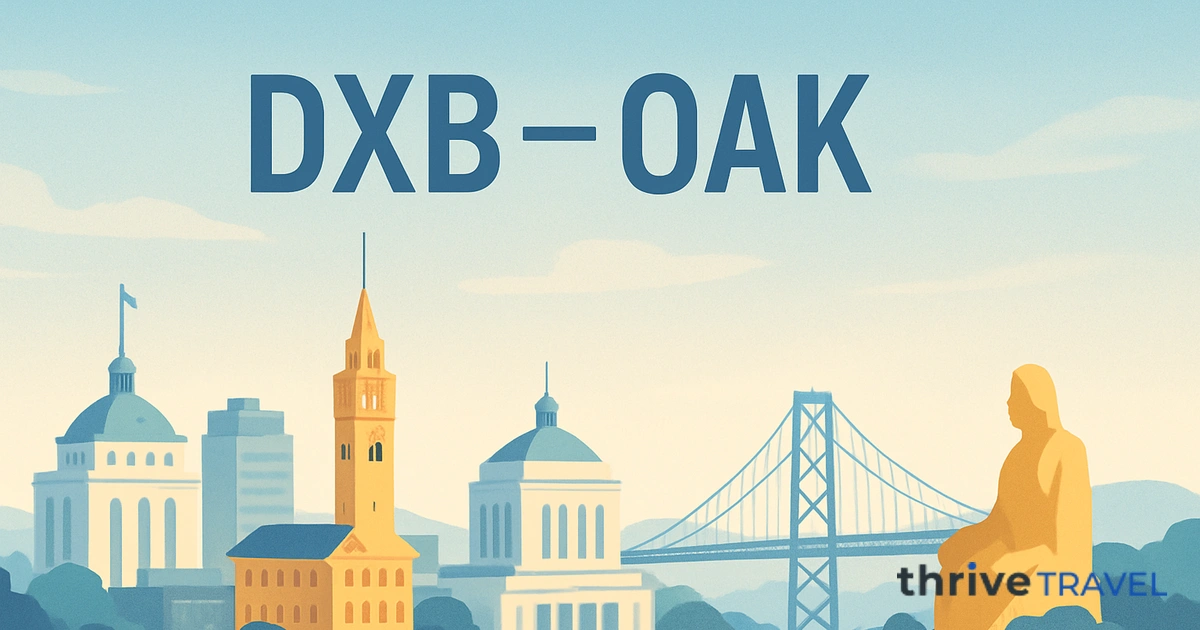 Dubai to Oakland