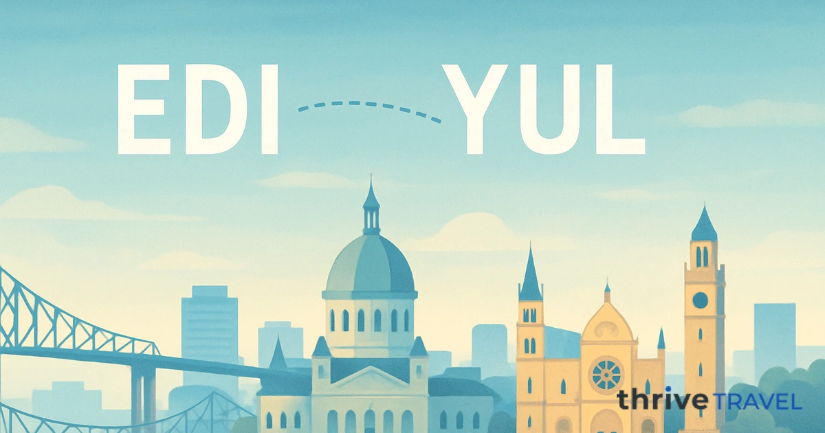 Edinburgh to Montreal