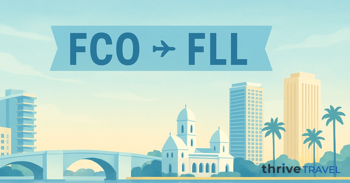 Rome to Fort Lauderdale