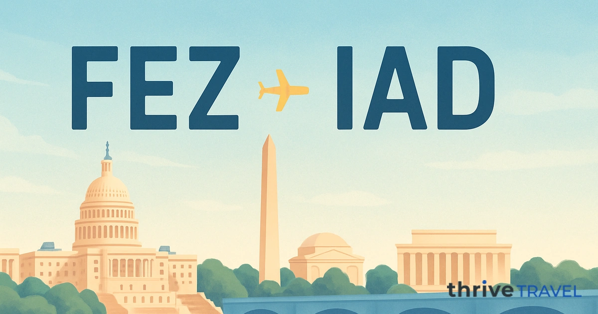 Fez to Washington