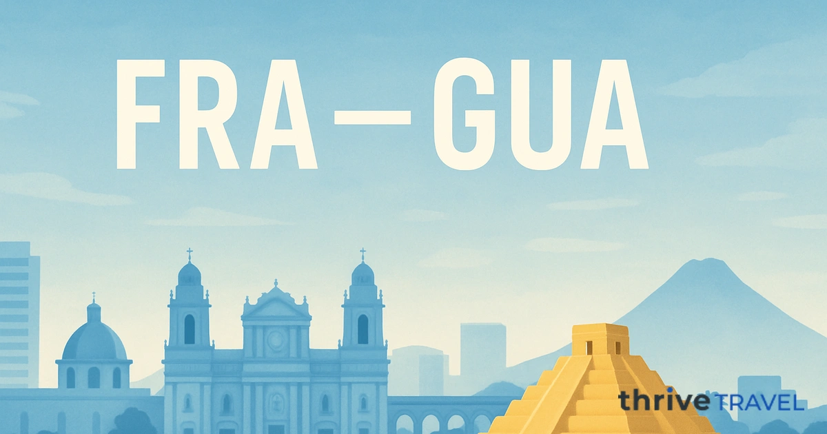 Frankfurt to Guatemala City