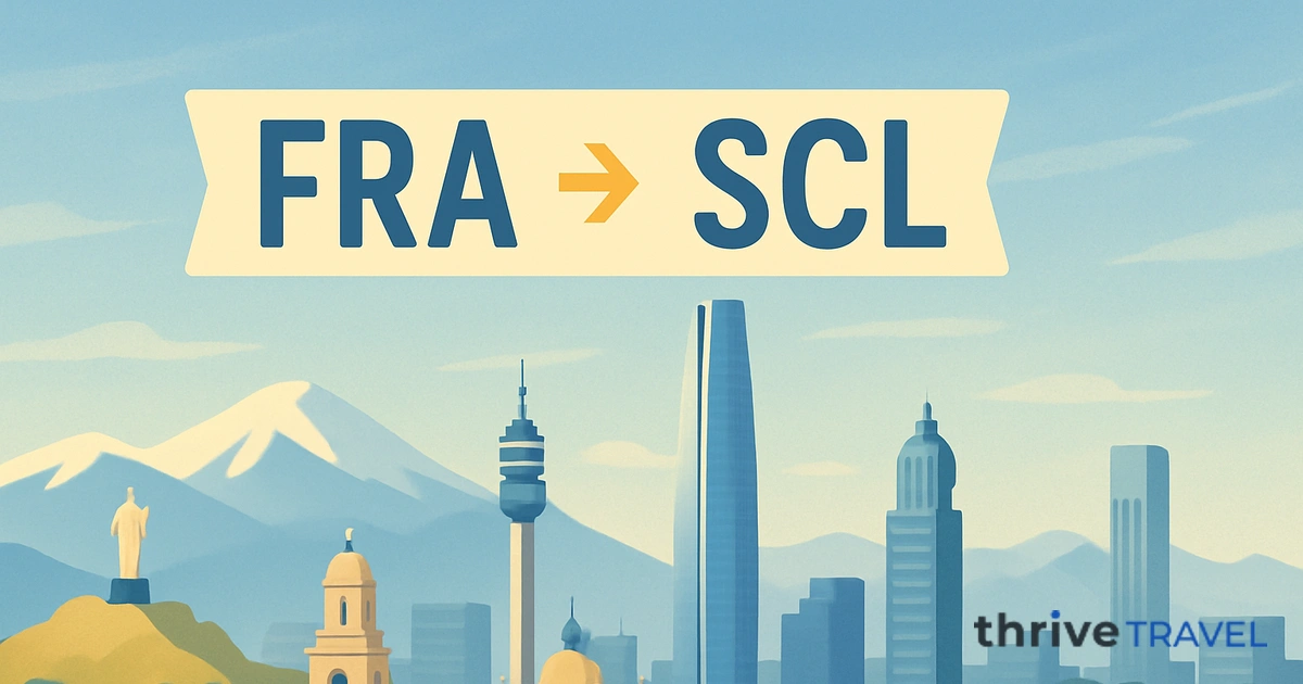 Frankfurt to Santiago