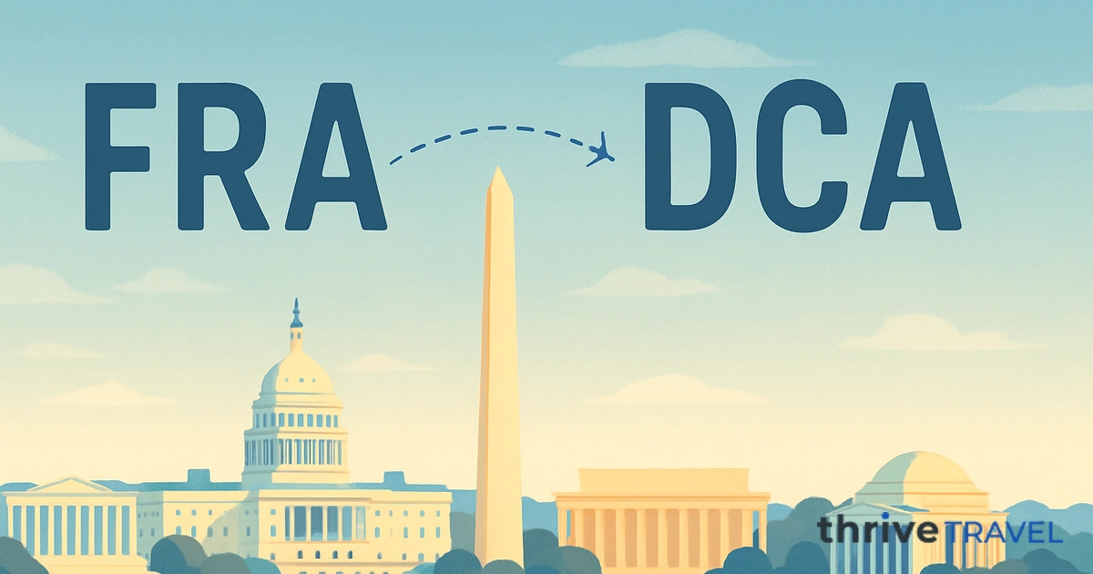Frankfurt to Washington