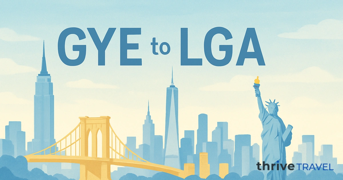 Guayaquil to New York