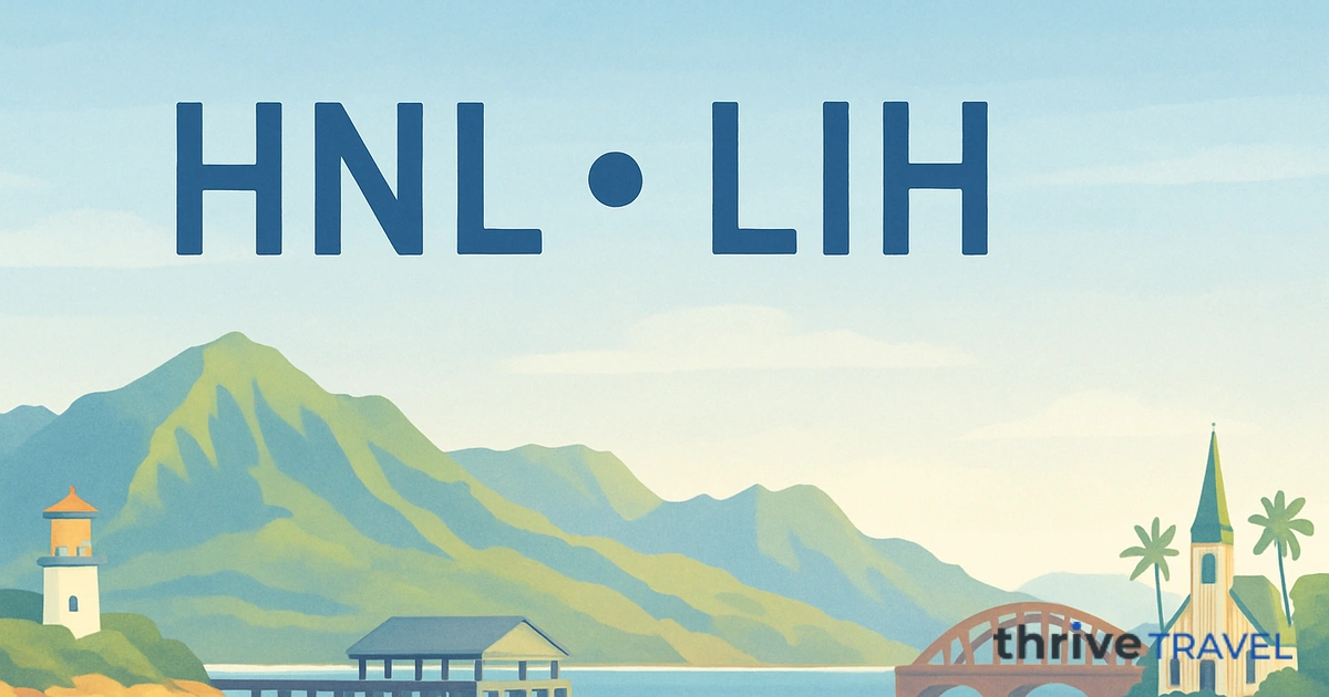 Honolulu to Lihue