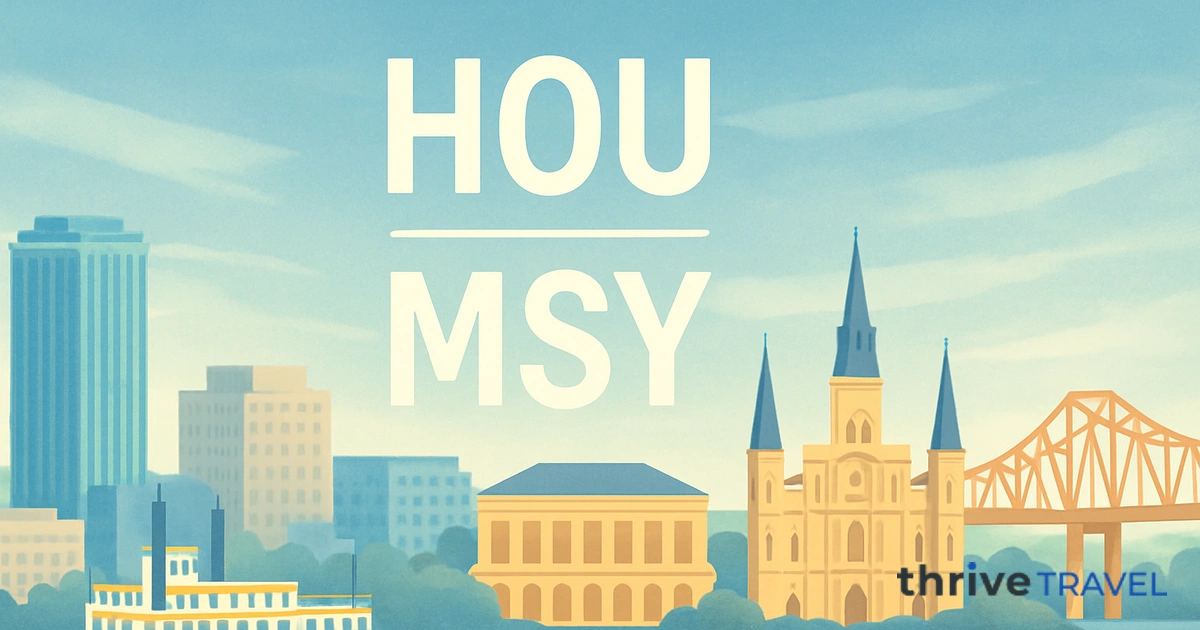 Houston to New Orleans
