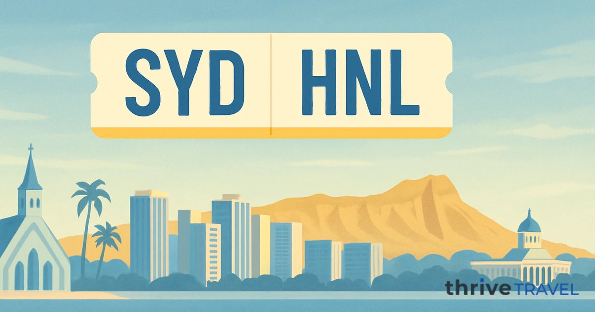 Sydney to Honolulu