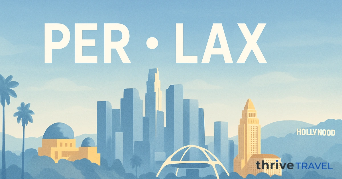Perth to Los Angeles