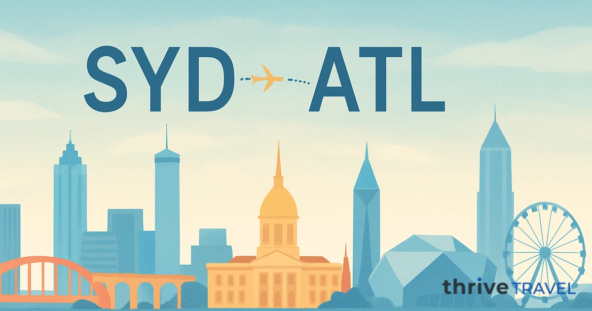 Sydney to Atlanta