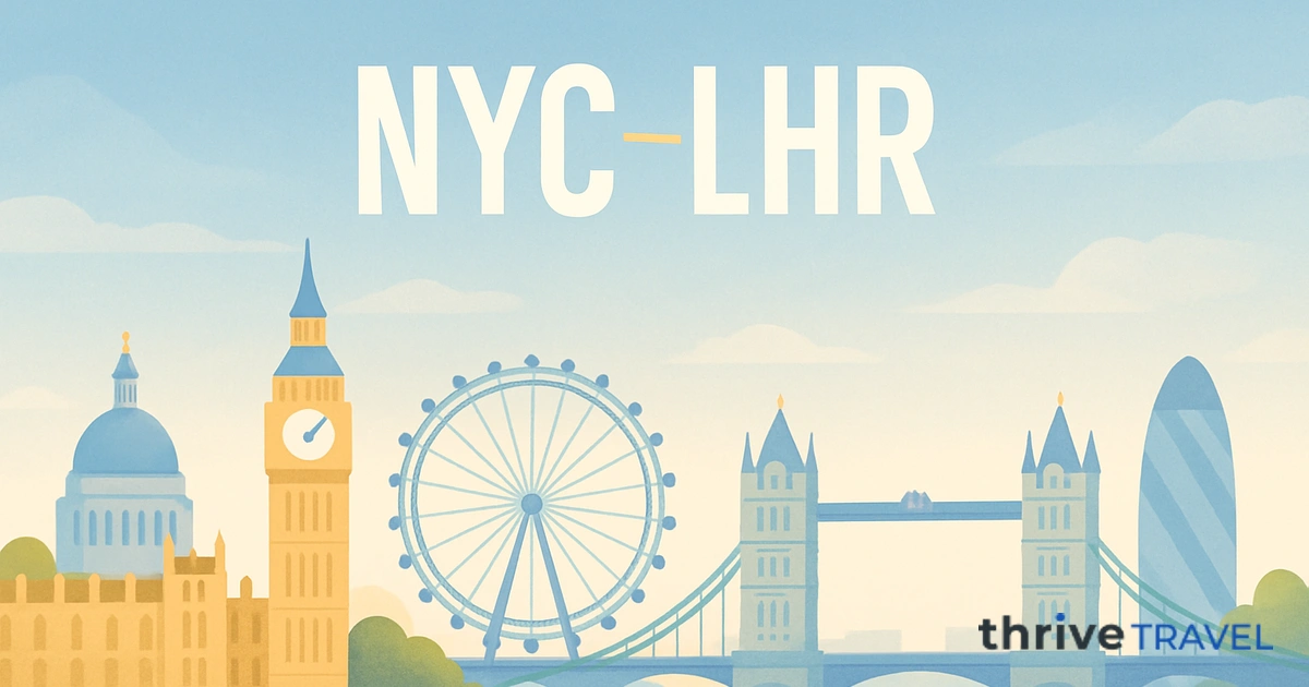 New York to London