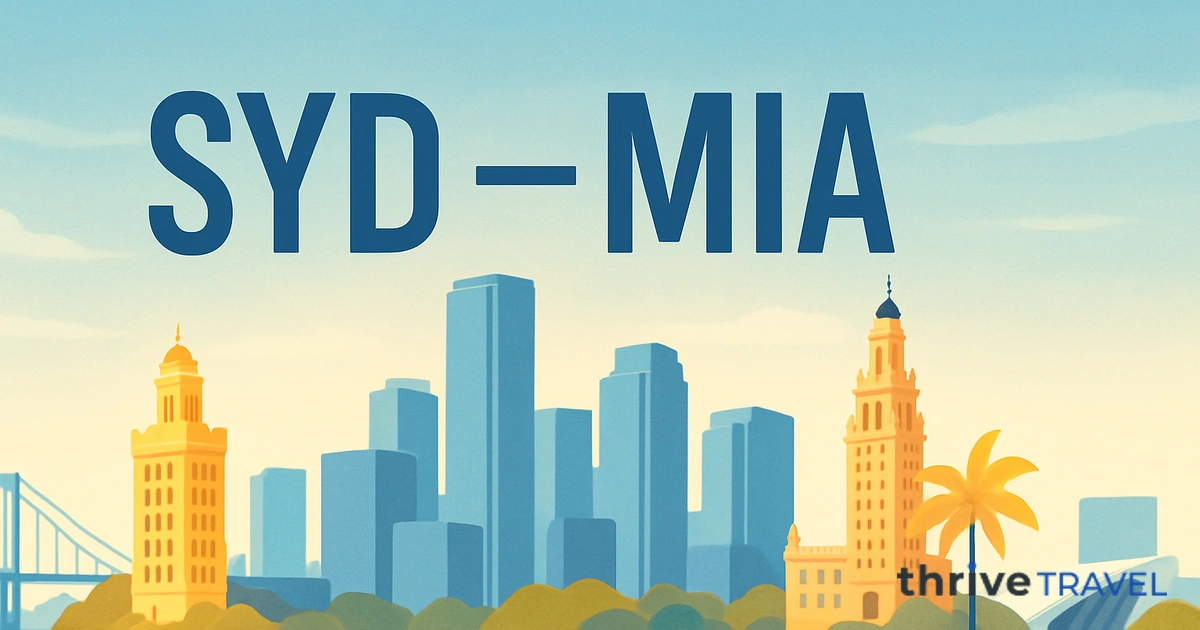 Sydney to Miami