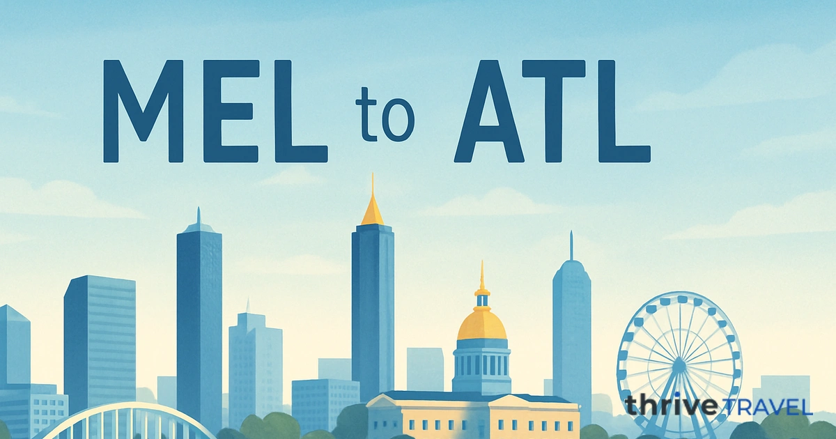 Melbourne to Atlanta