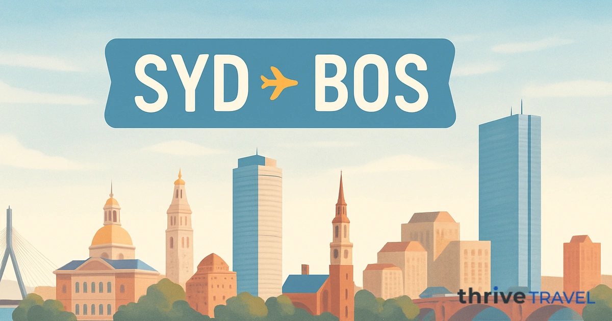 Sydney to Boston