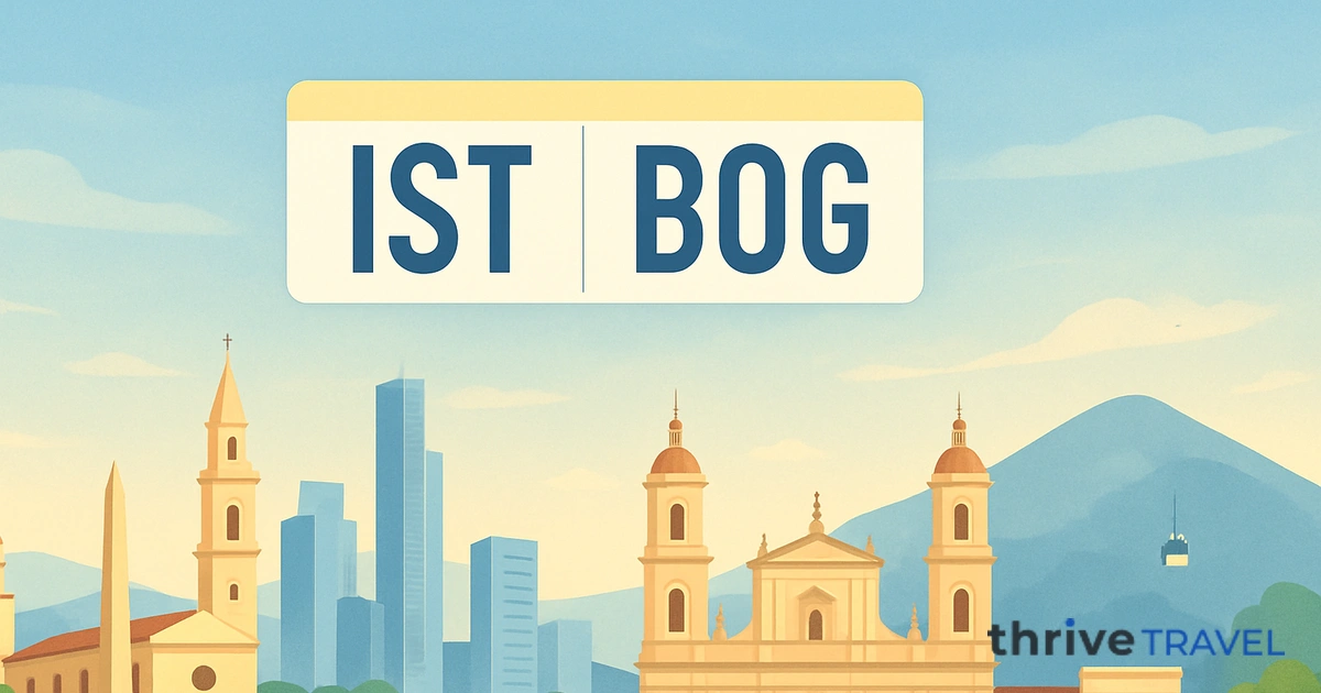 Istanbul to Bogotá