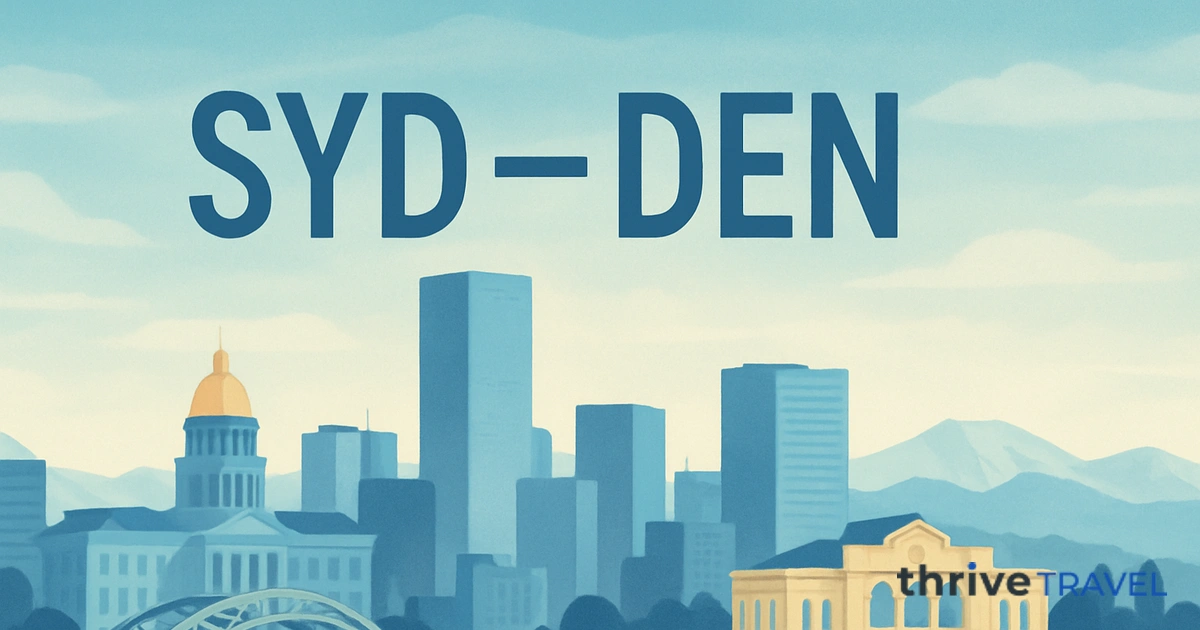 Sydney to Denver