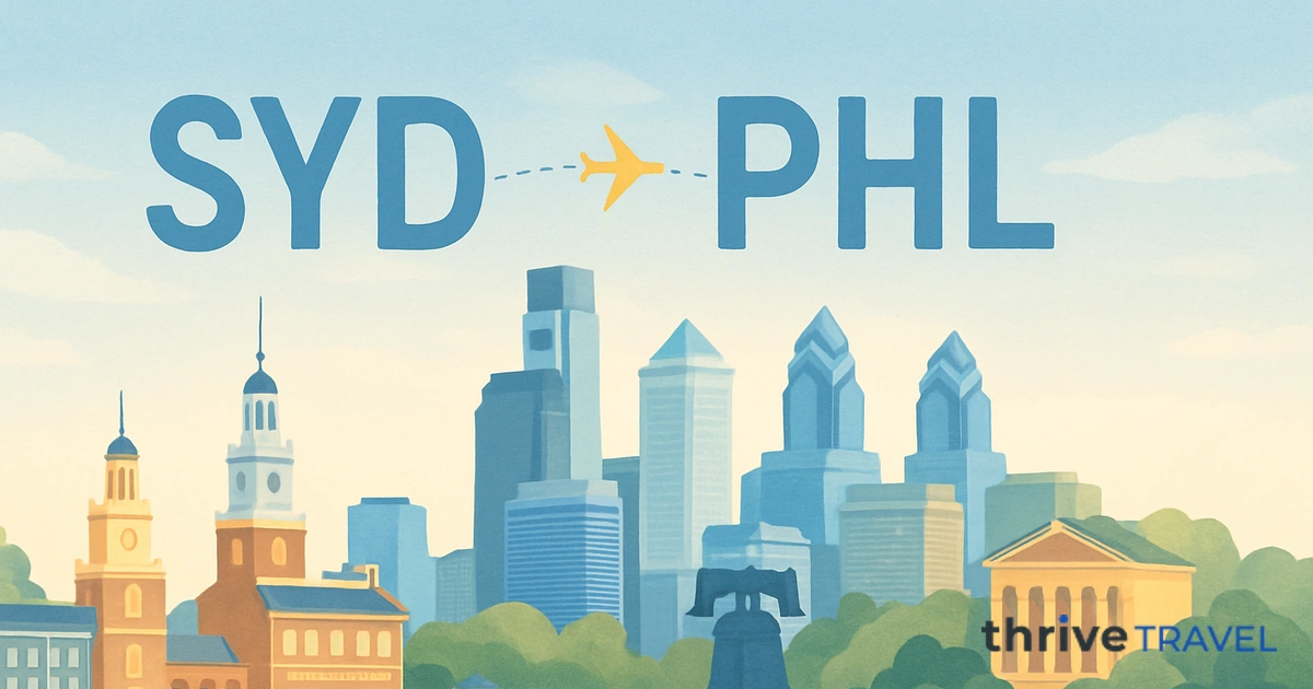 Sydney to Philadelphia