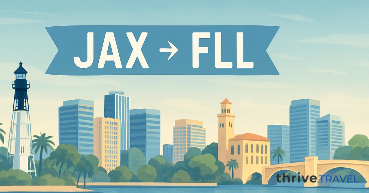 Jacksonville to Fort Lauderdale