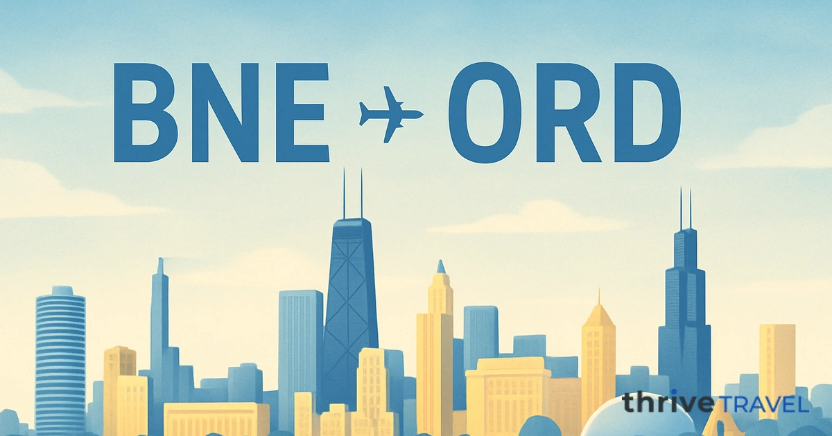 Brisbane to Chicago