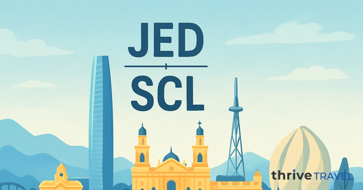 Jeddah to Santiago