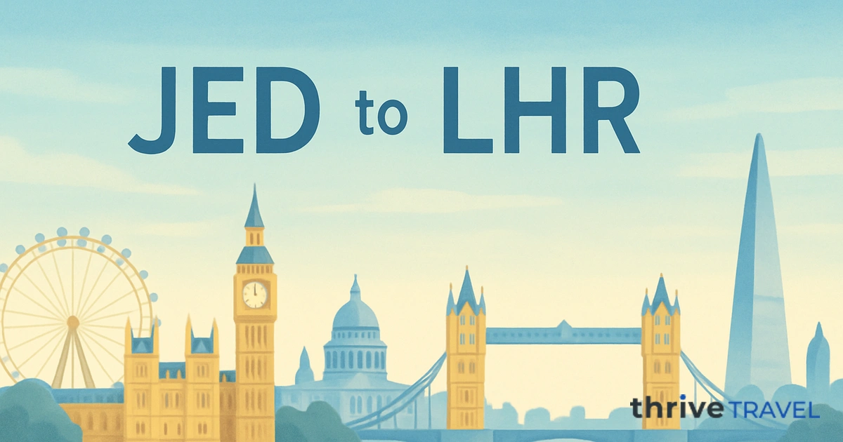 Jeddah to London