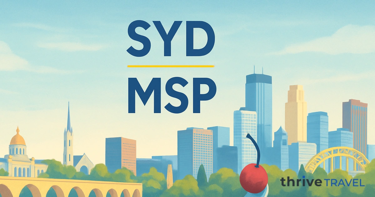 Sydney to Minneapolis