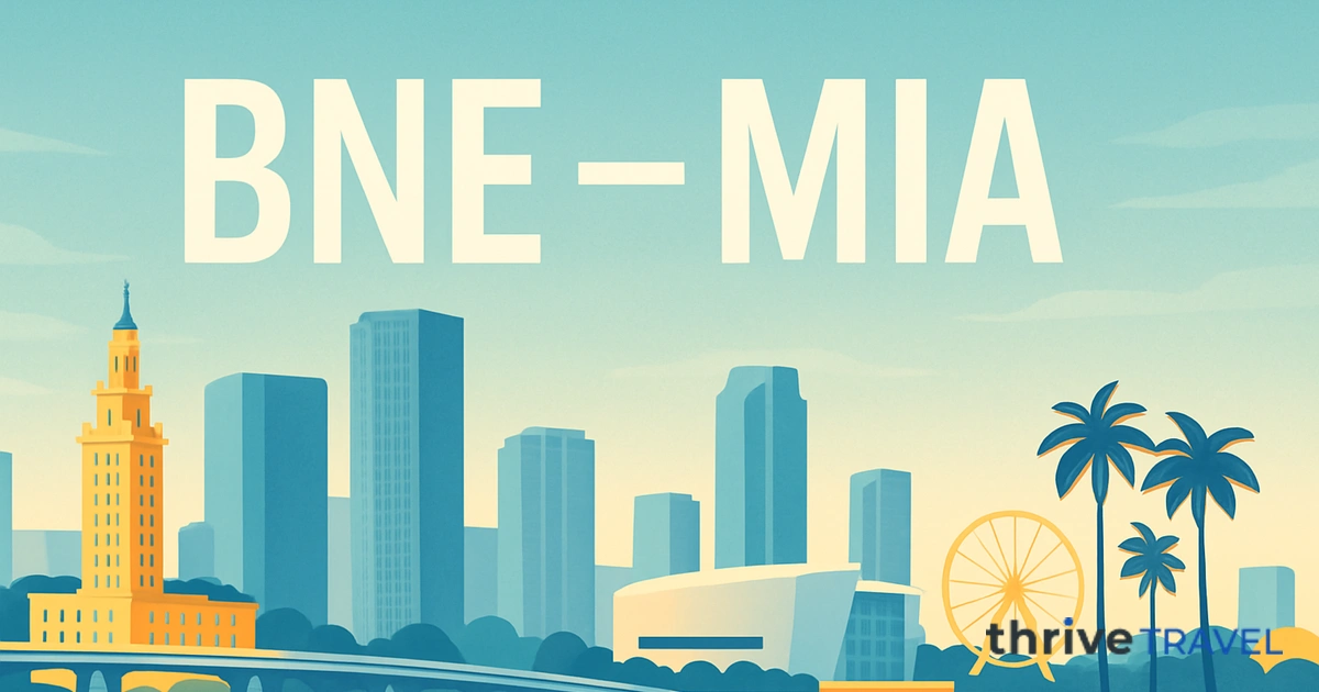 Brisbane to Miami