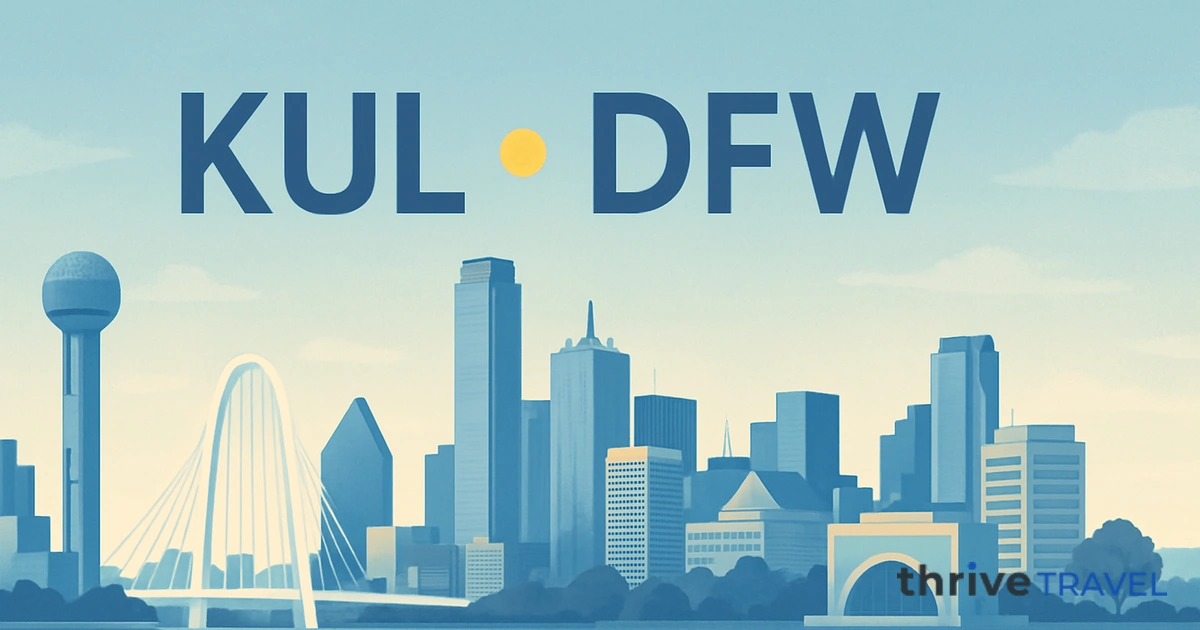 Kuala Lumpur to Dallas