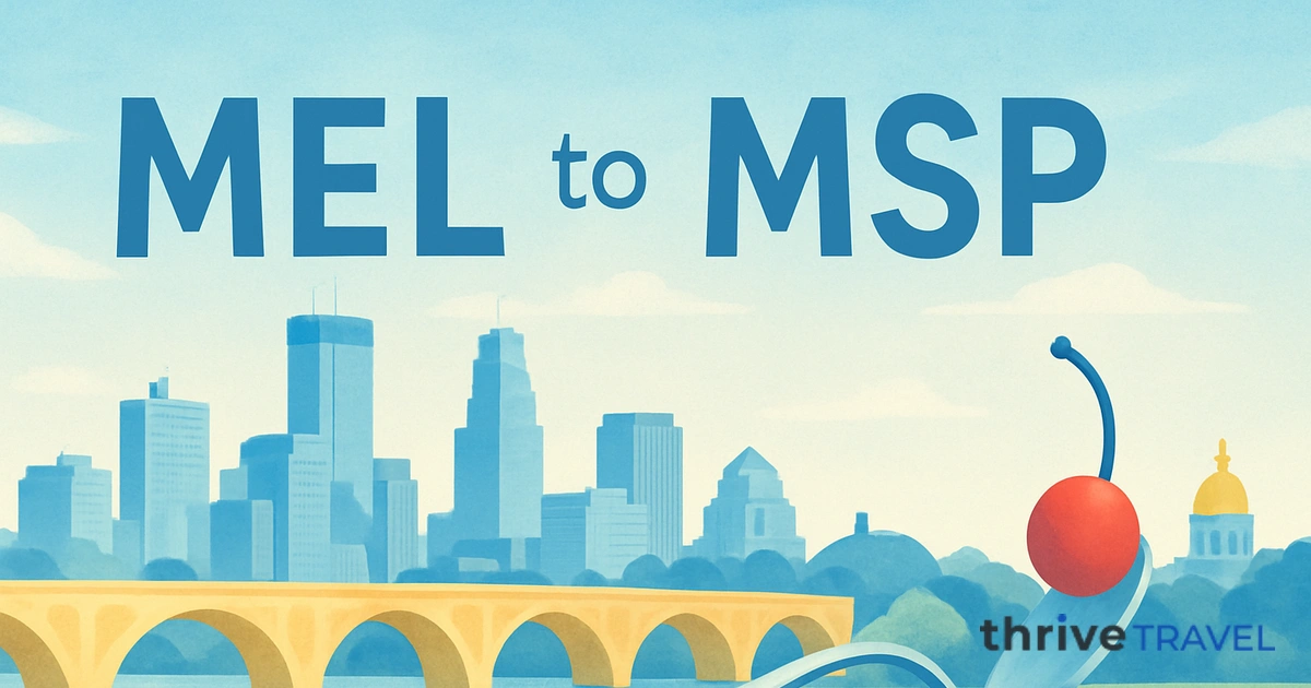 Melbourne to Minneapolis