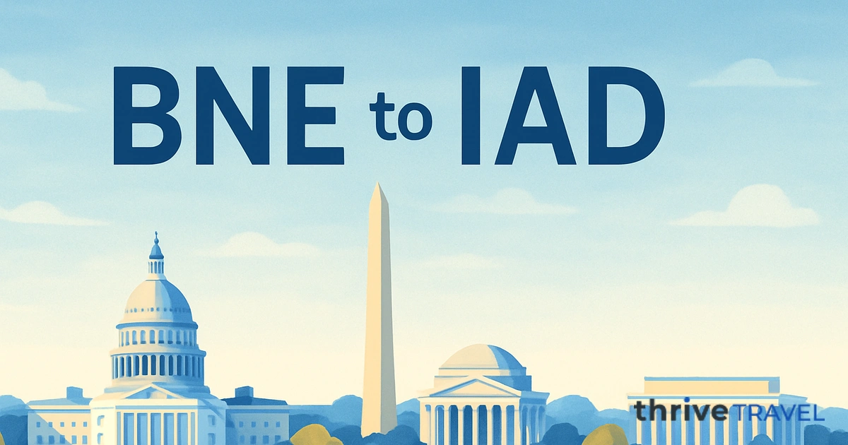Brisbane to Washington D.C.