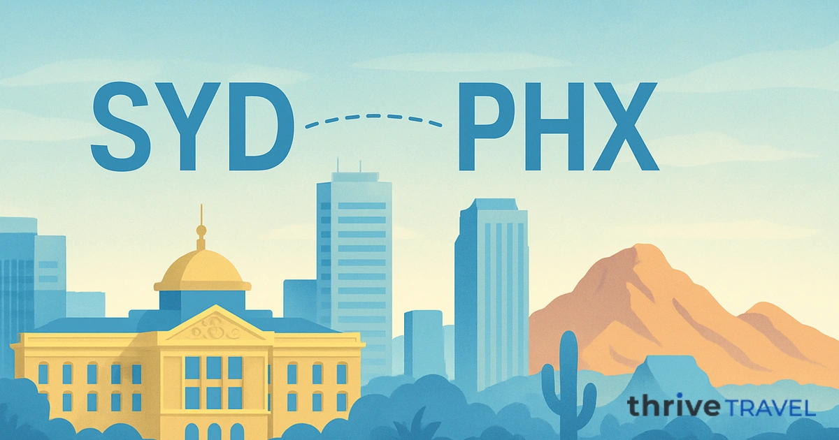 Sydney to Phoenix