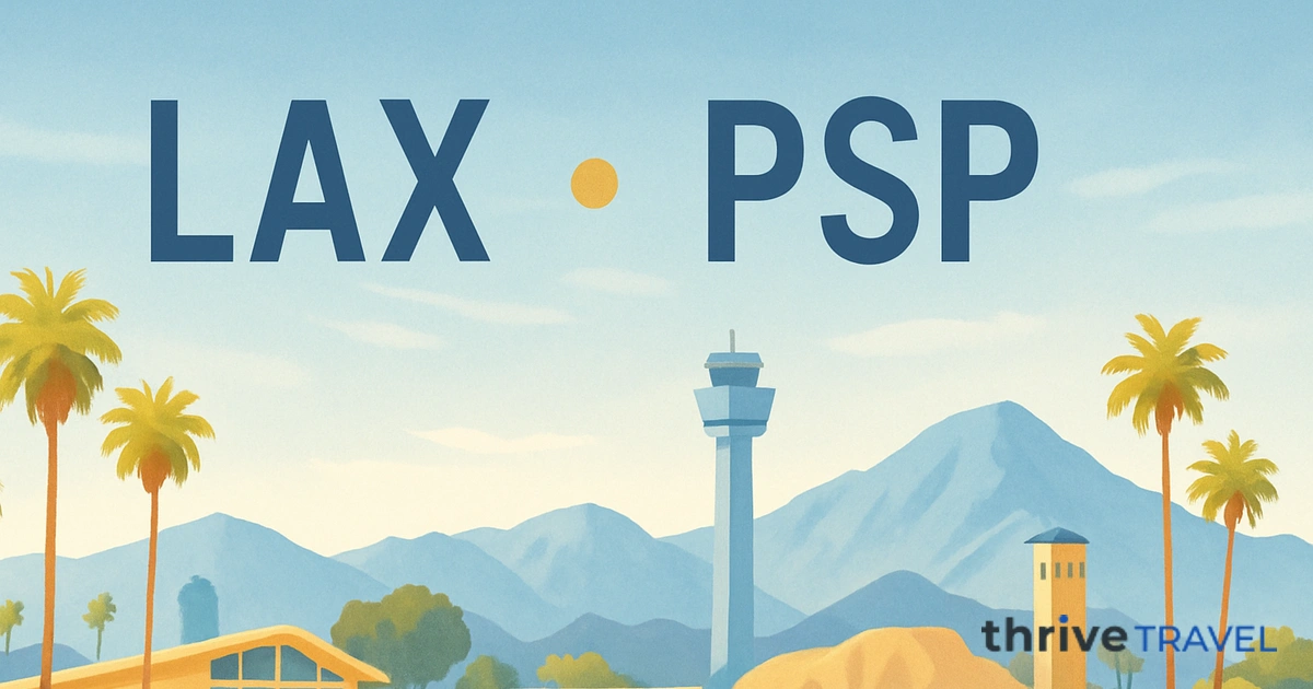 Los Angeles to Palm Springs