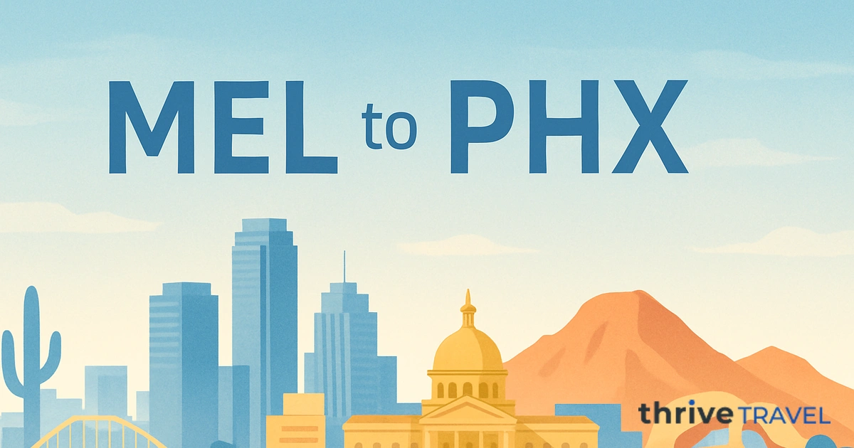 Melbourne to Phoenix