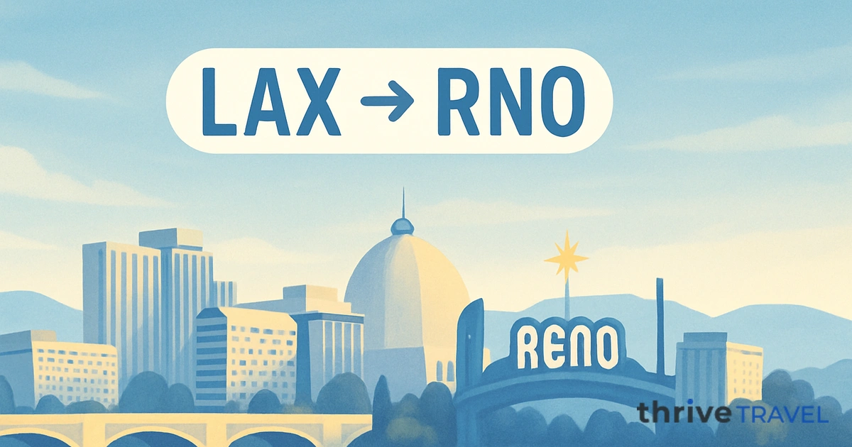 Los Angeles to Reno