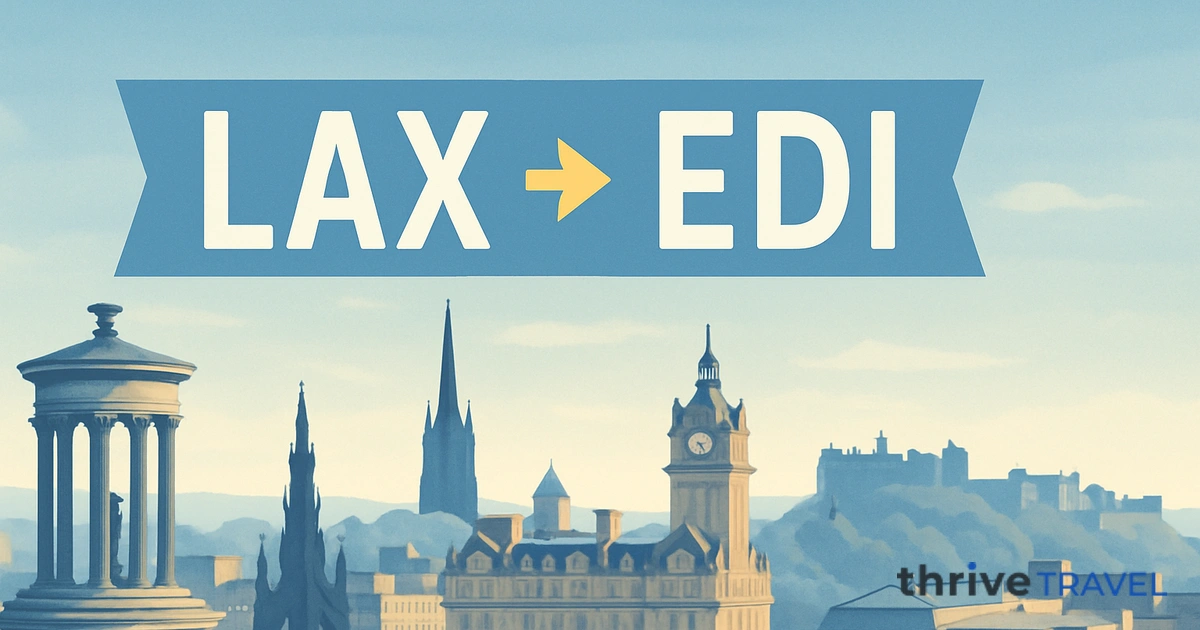 Los Angeles to Edinburgh