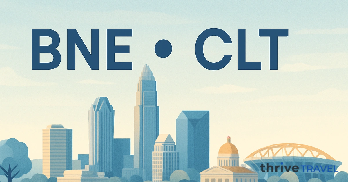 Brisbane to Charlotte