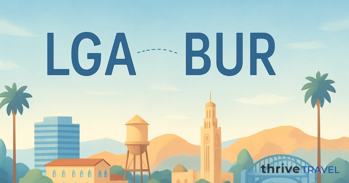 New York to Burbank