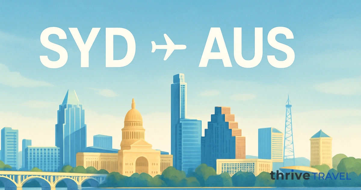 Sydney to Austin