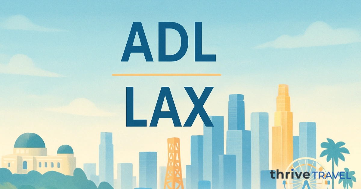 Adelaide to Los Angeles