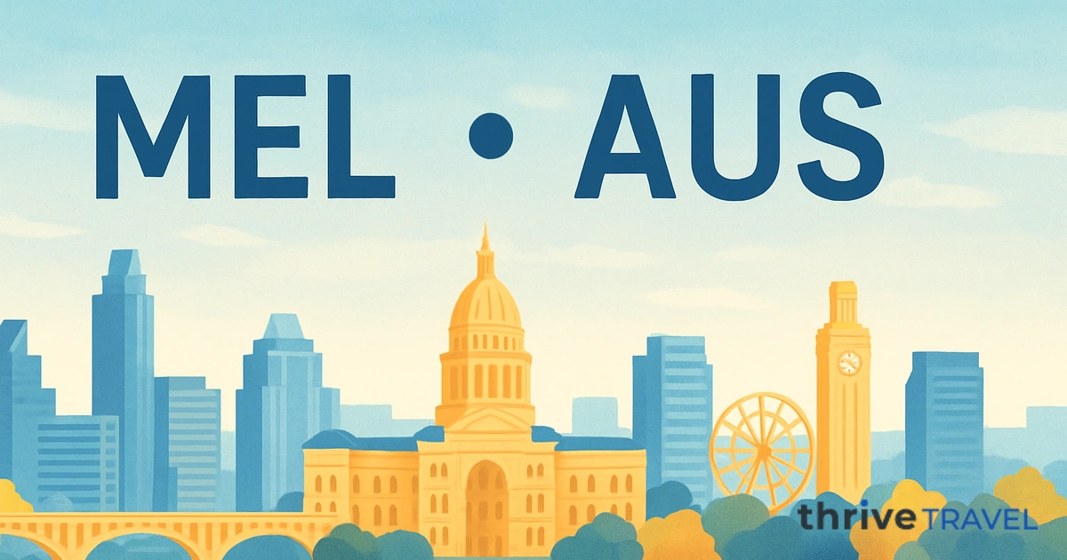 Melbourne to Austin
