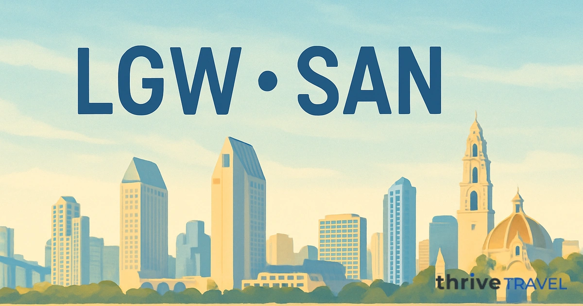 London to San Diego