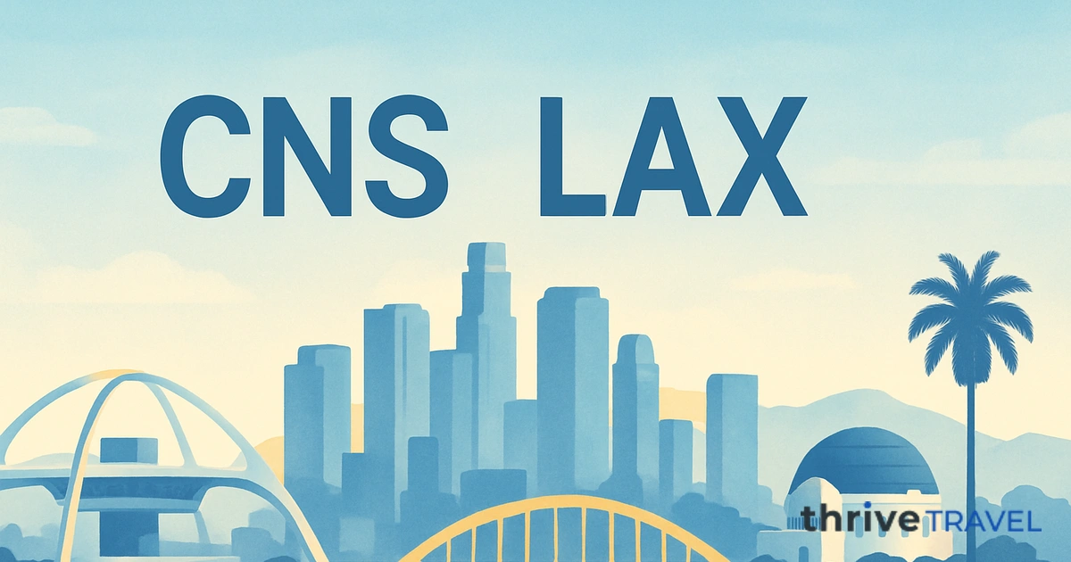 Cairns to Los Angeles