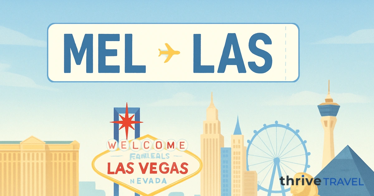 Melbourne to Las Vegas