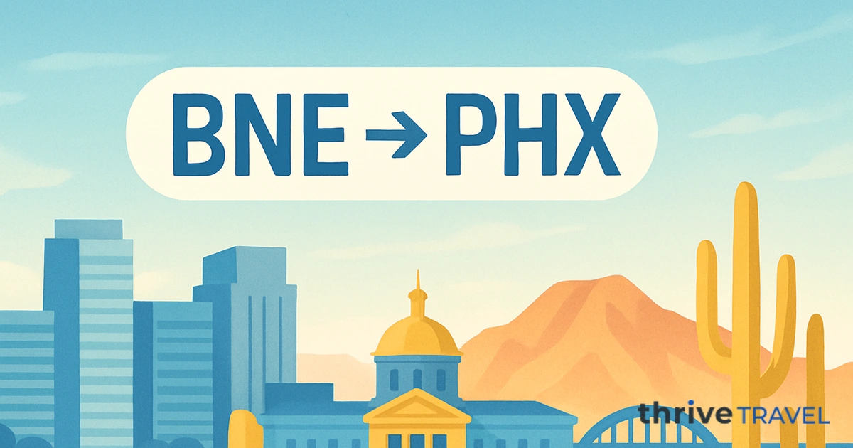 Brisbane to Phoenix